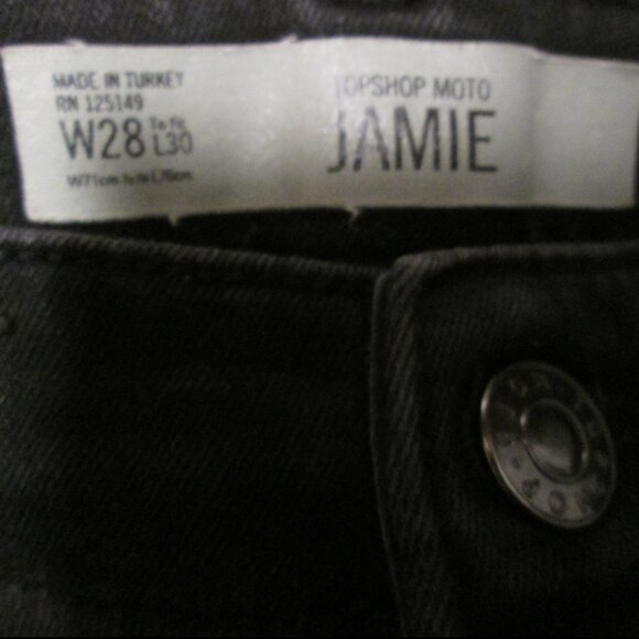 Topshot Moto JAMIE Skinny Jeans W28 L30 - Picture 5 of 7